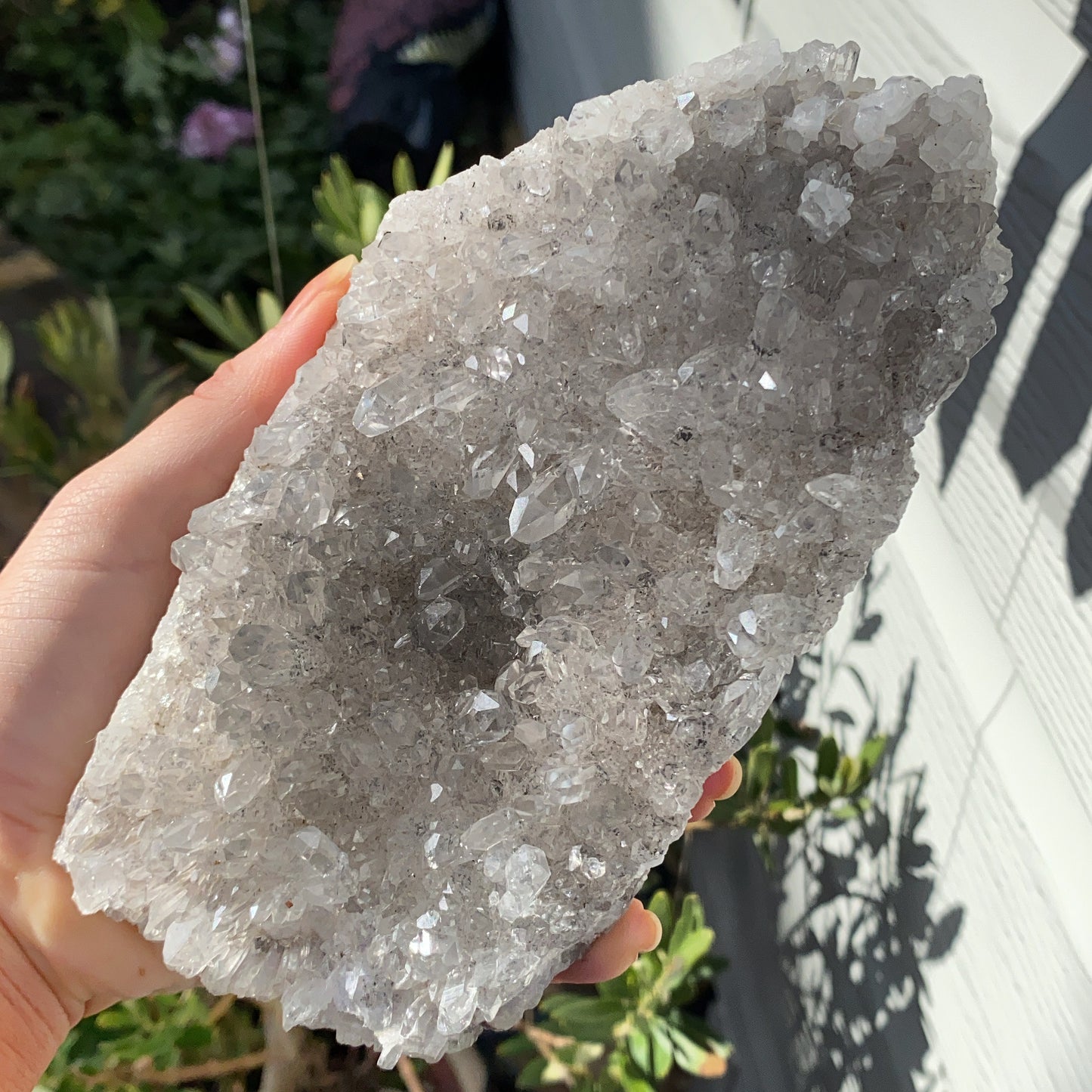 Crystal Clear Quartz Cluster - 855g