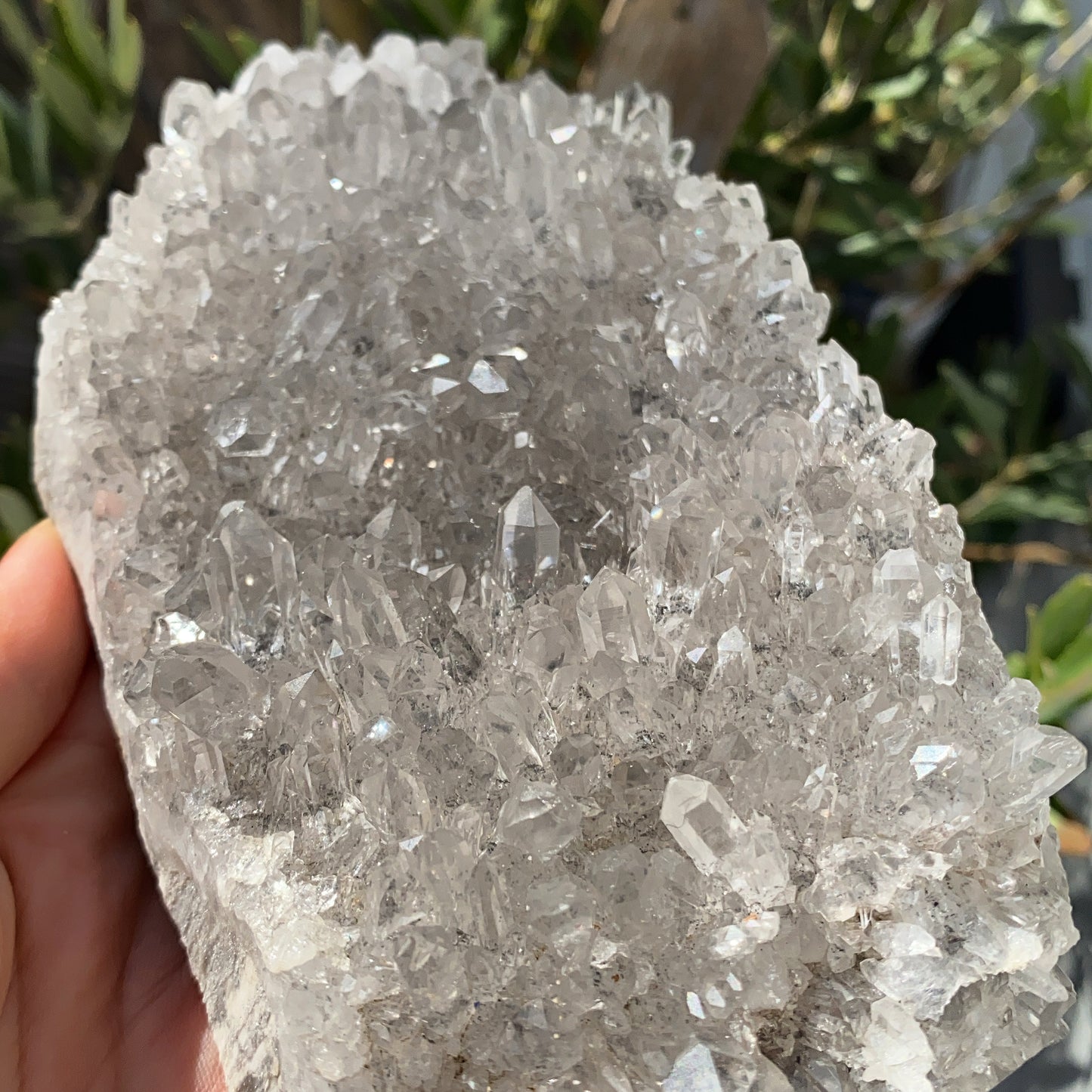 Crystal Clear Quartz Cluster - 855g
