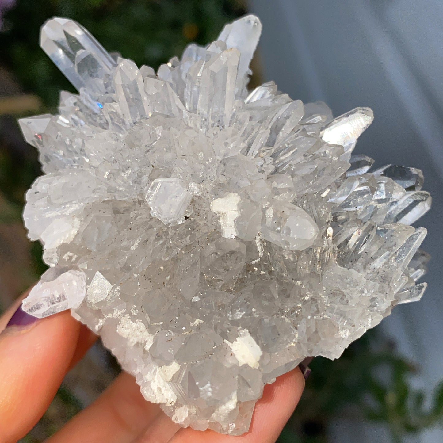 Crystal Clear Quartz Cluster - 197g