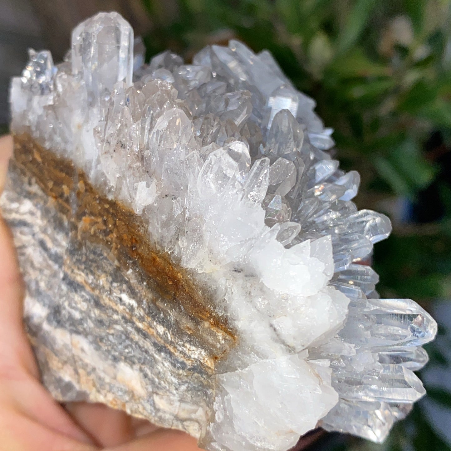 Crystal Clear Quartz Cluster - 306g