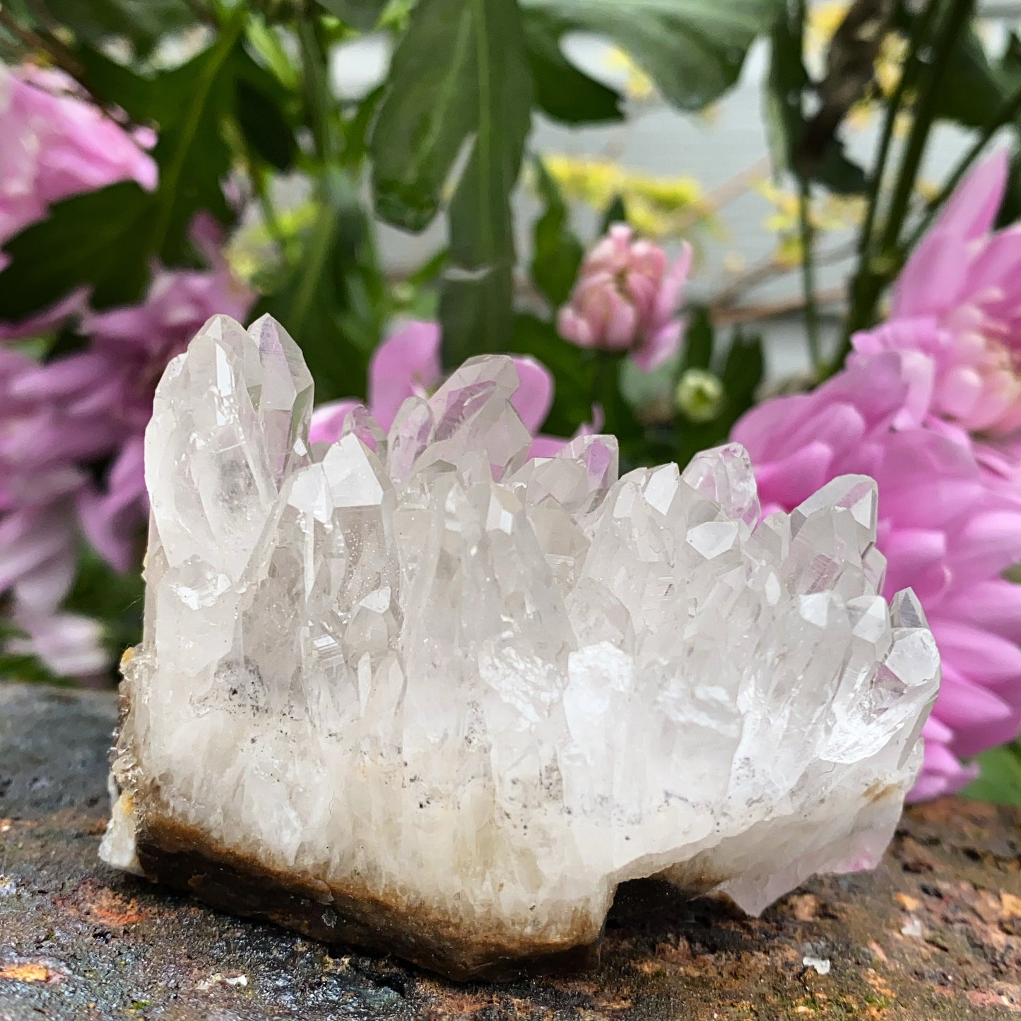 Crystal Clear Quartz Cluster - 142g