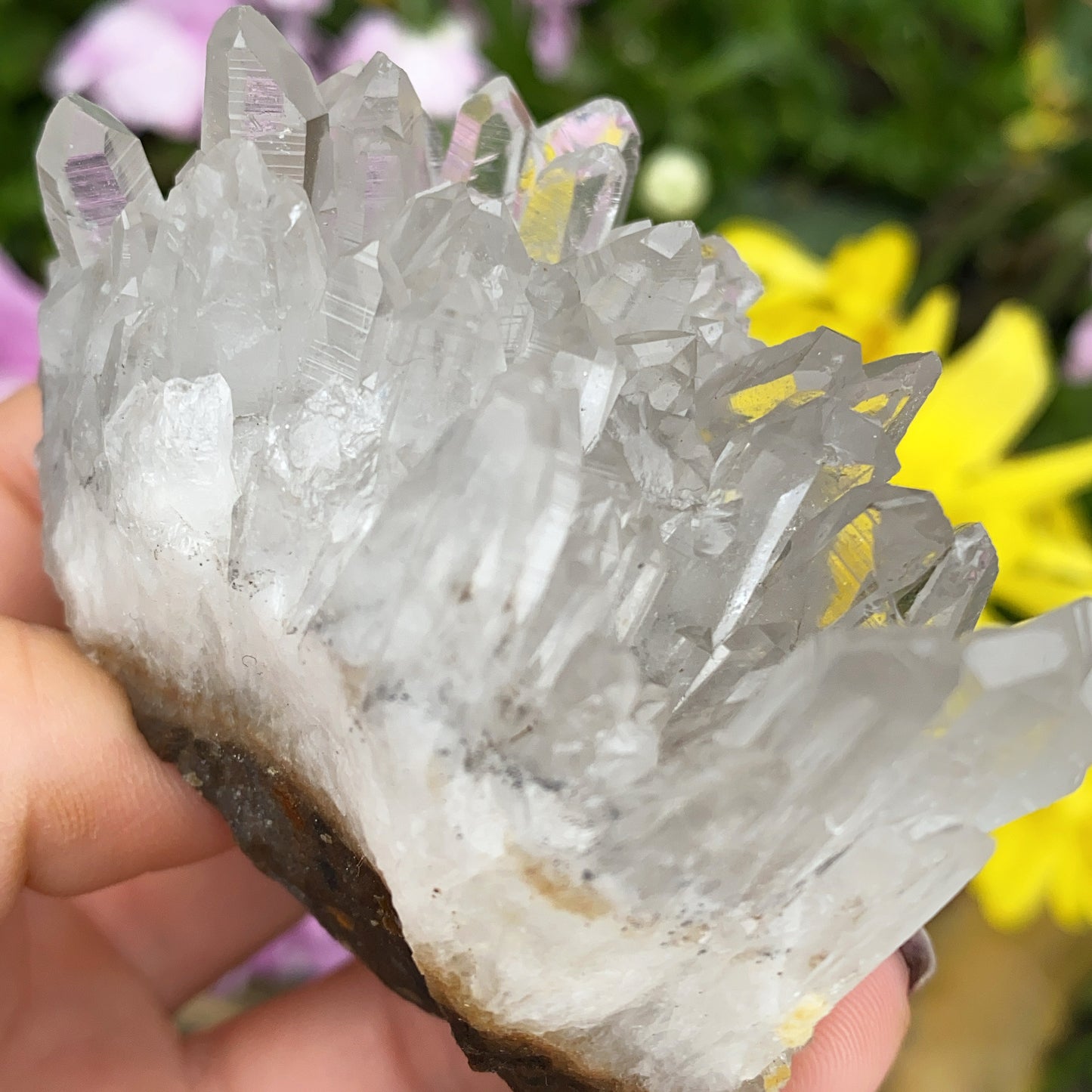 Crystal Clear Quartz Cluster - 142g