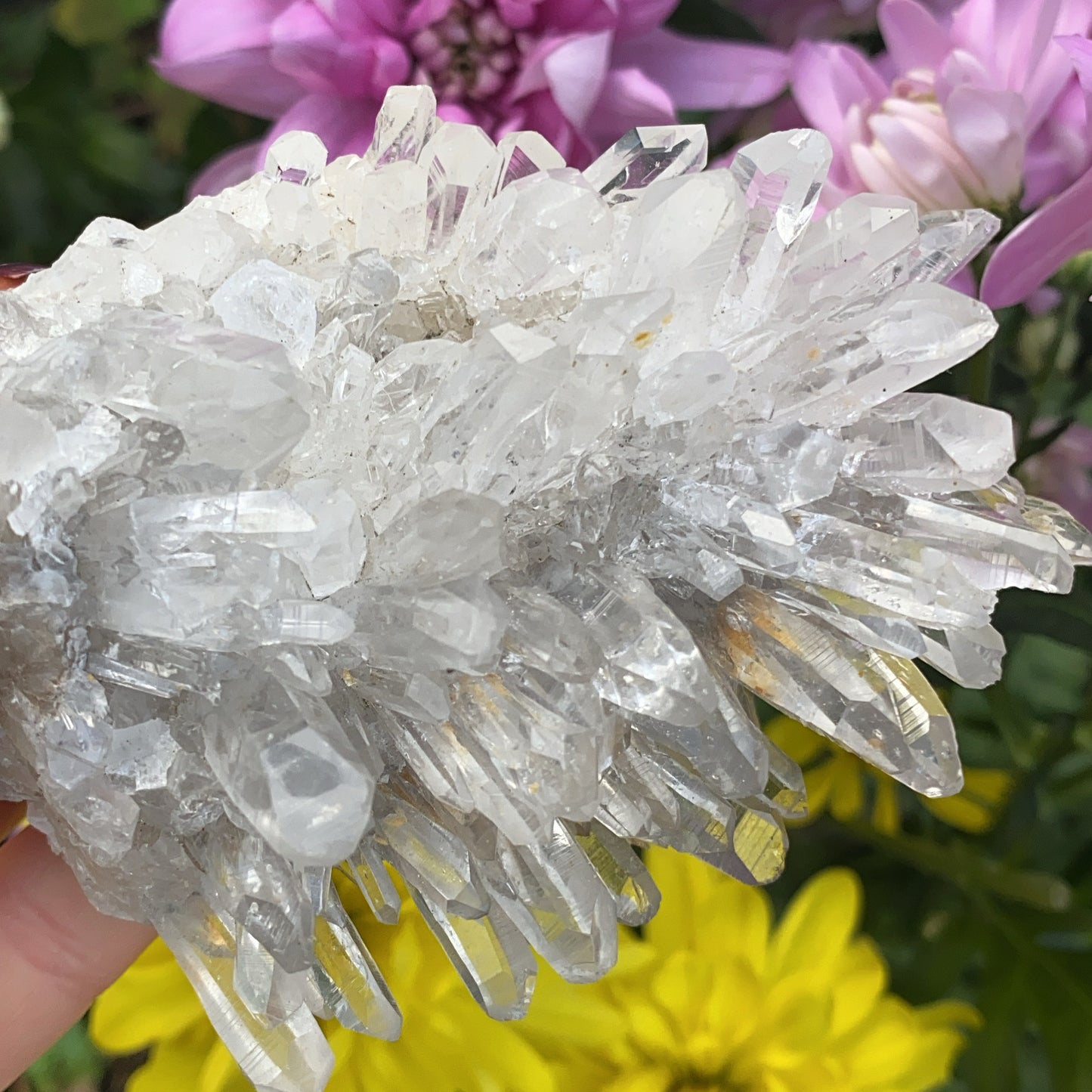 Crystal Clear Quartz Cluster - 292g