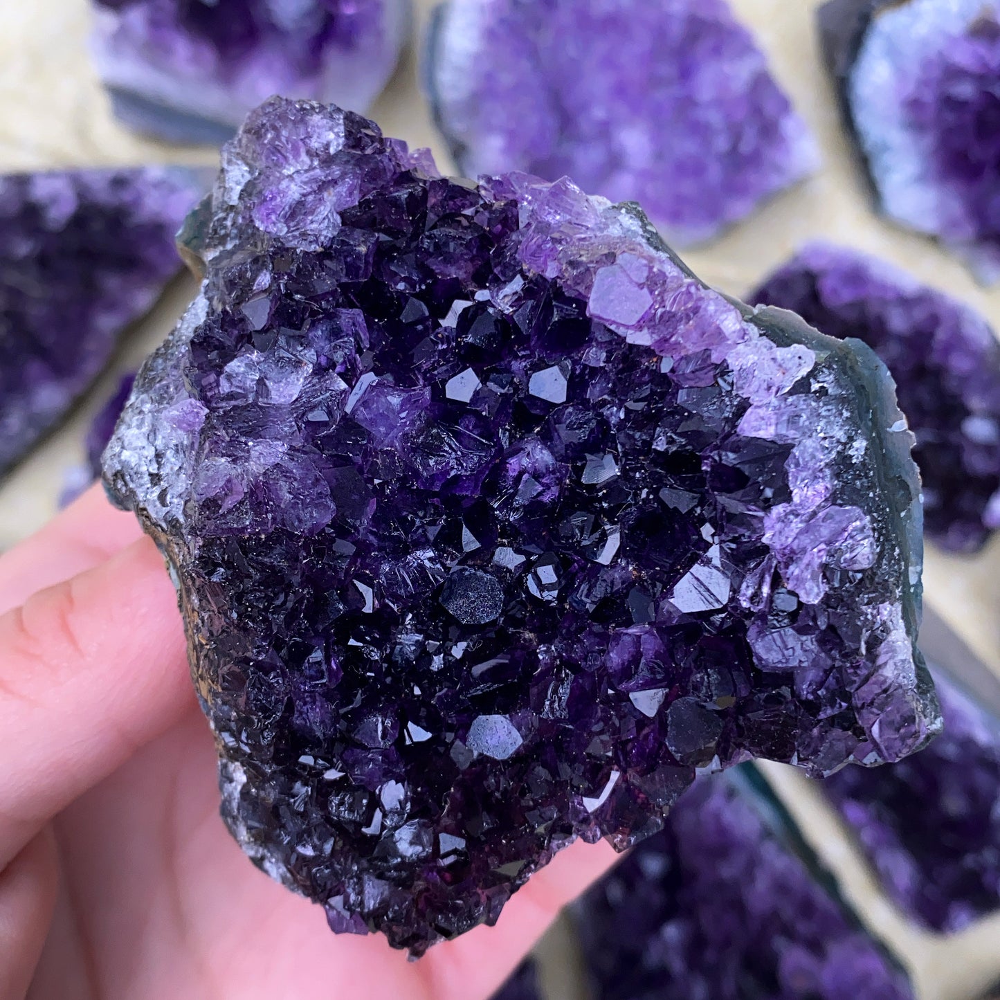 Deep Purple Raw Amethyst Cluster