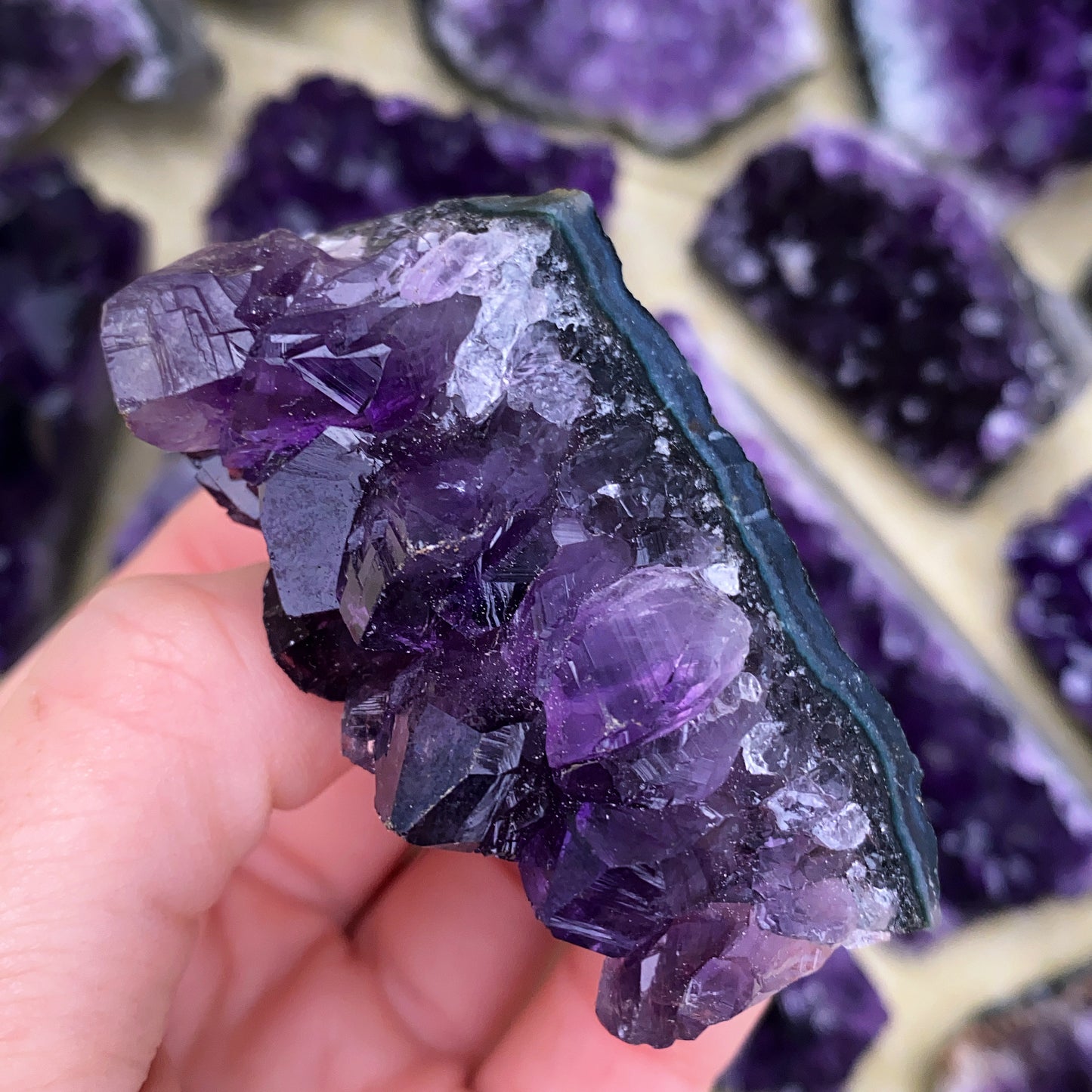 Deep Purple Raw Amethyst Cluster
