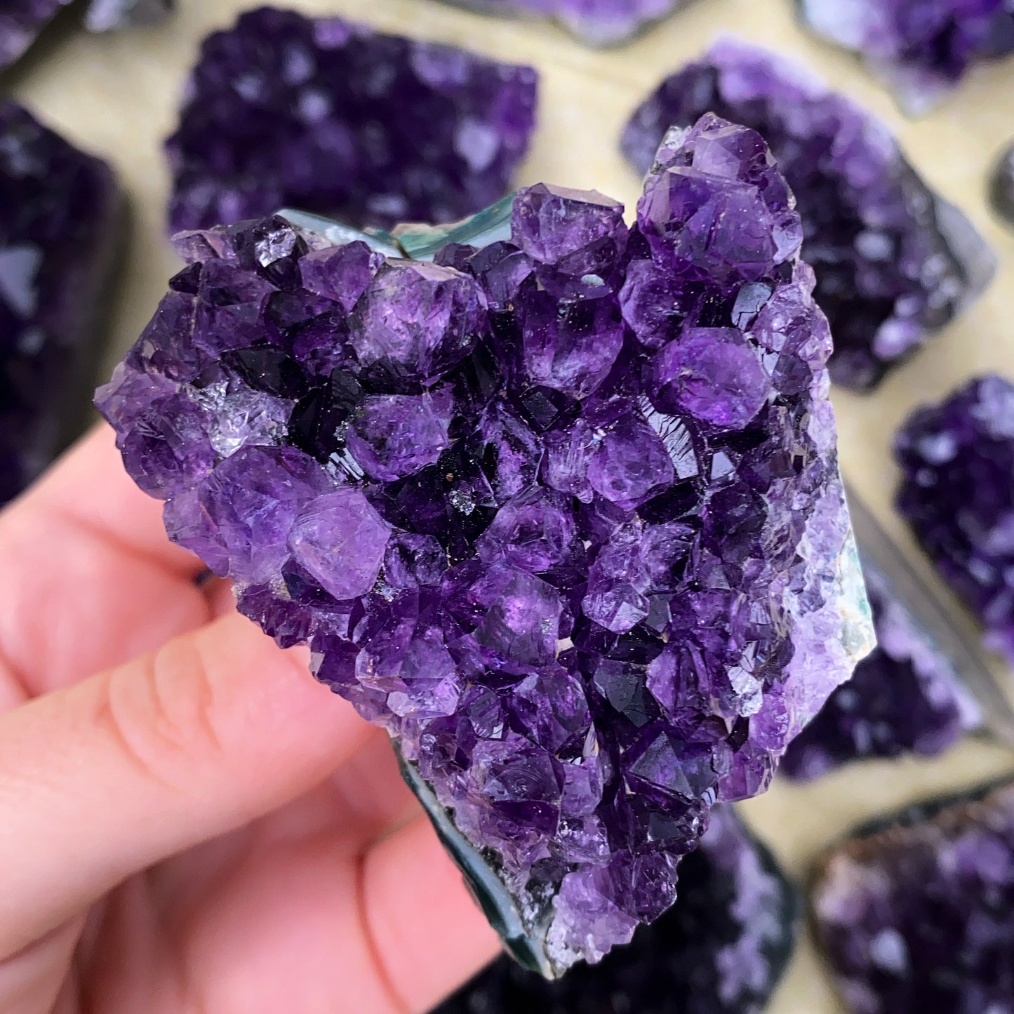 Deep Purple Raw Amethyst Cluster