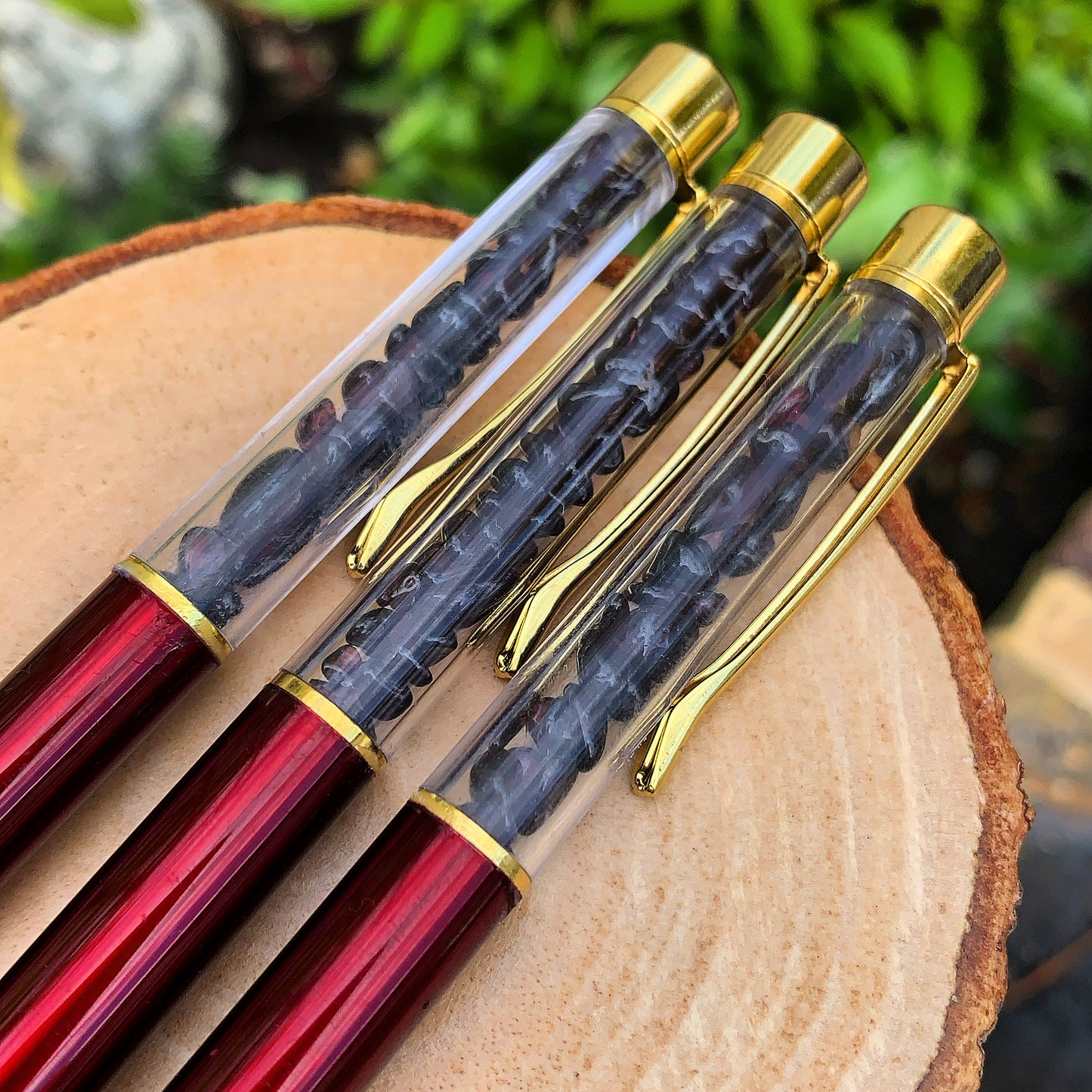 Red Garnet Crystal Writing Pen