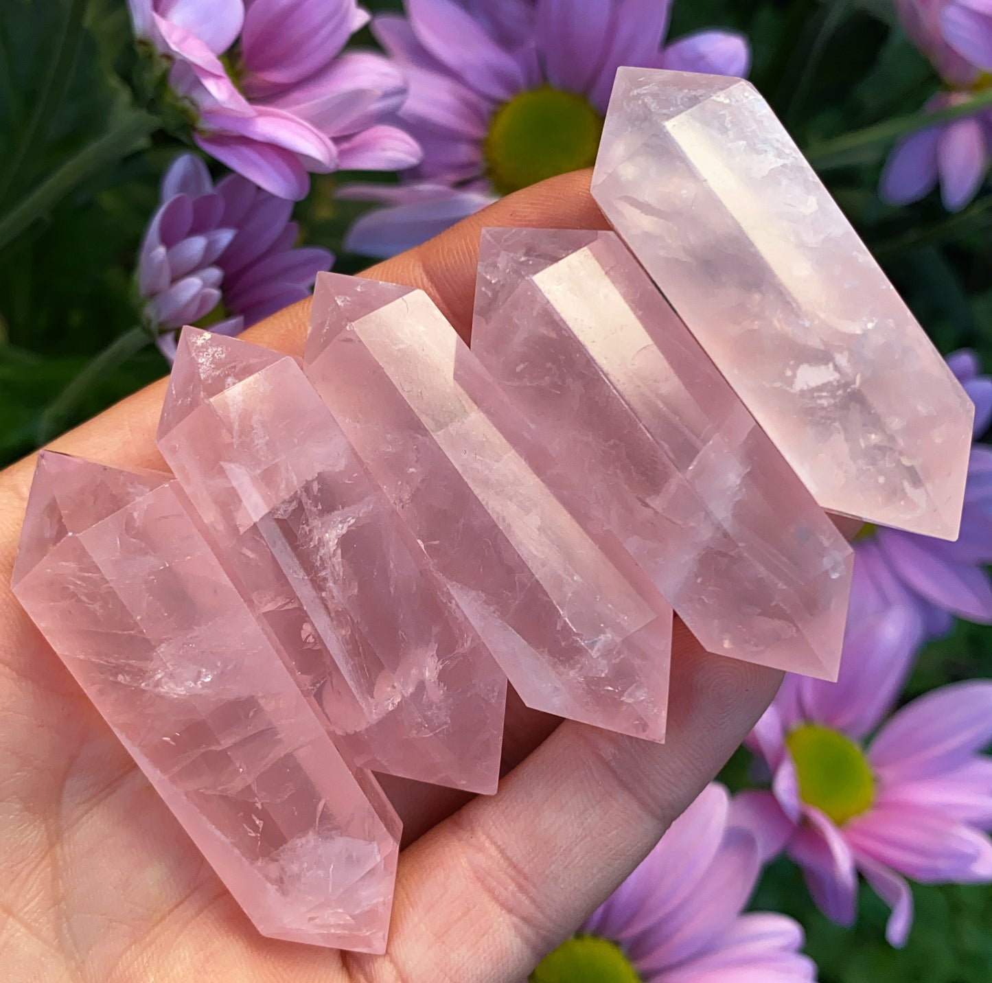 Rose Quartz Terminated Point