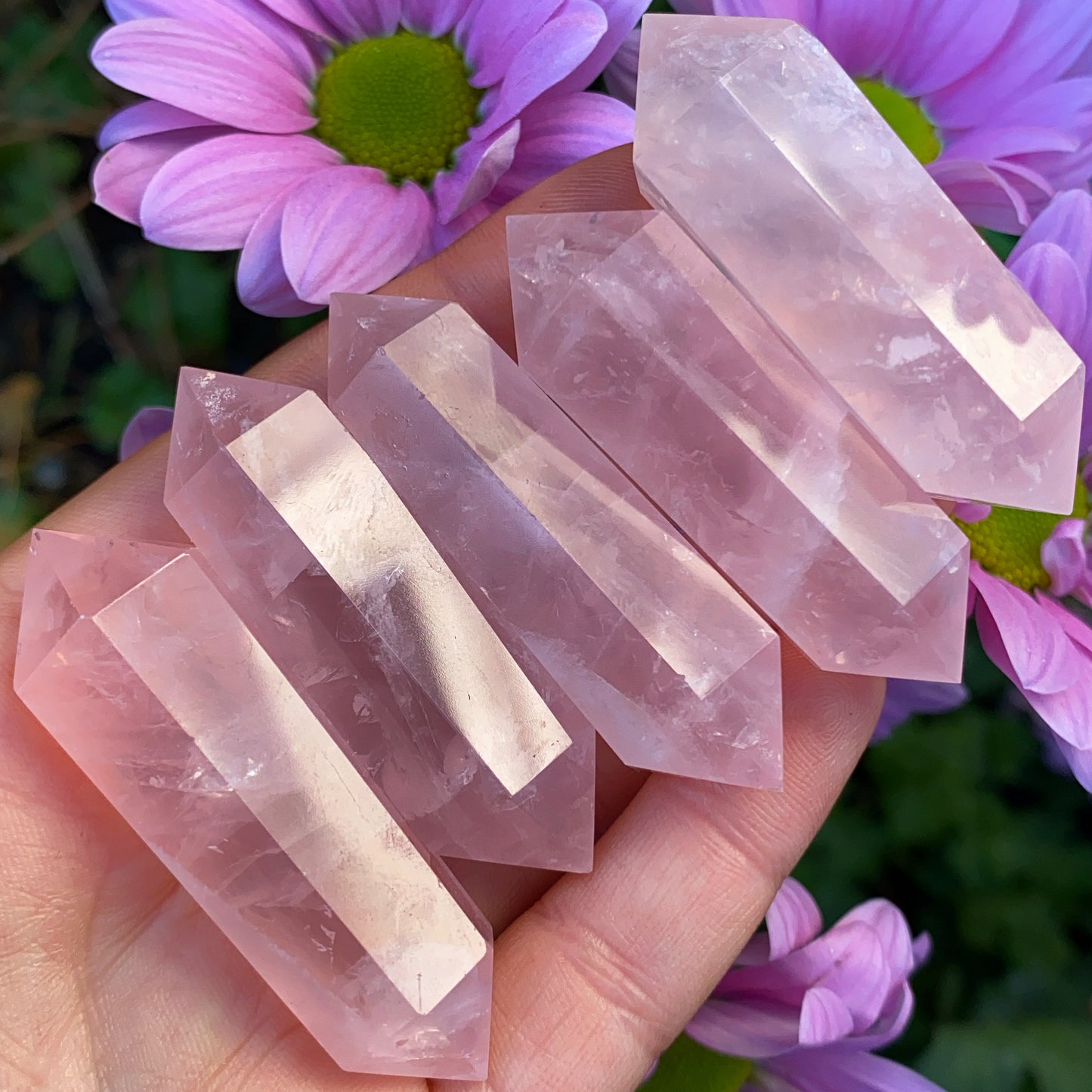 Rose Quartz Terminated Point