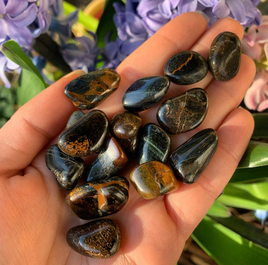 Blue Tigers Eye Mini Tumblestone