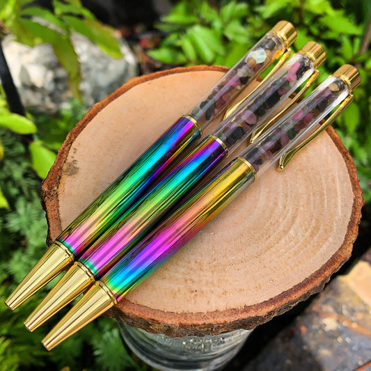 Tourmaline Crystal Writing Pen