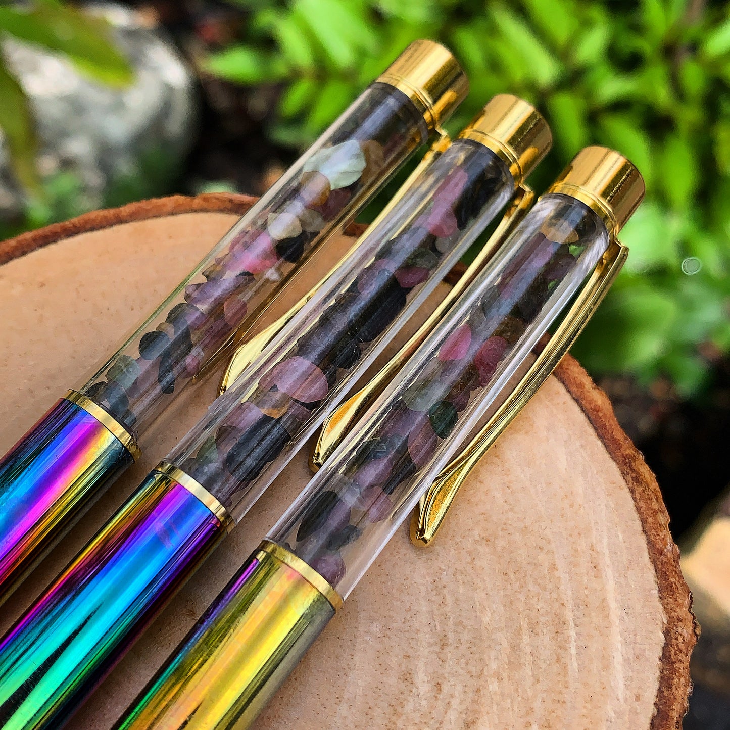 Tourmaline Crystal Writing Pen