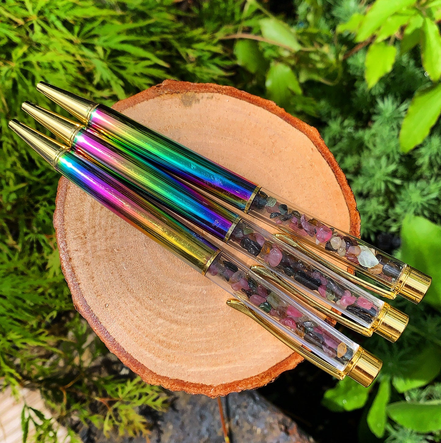 Tourmaline Crystal Writing Pen