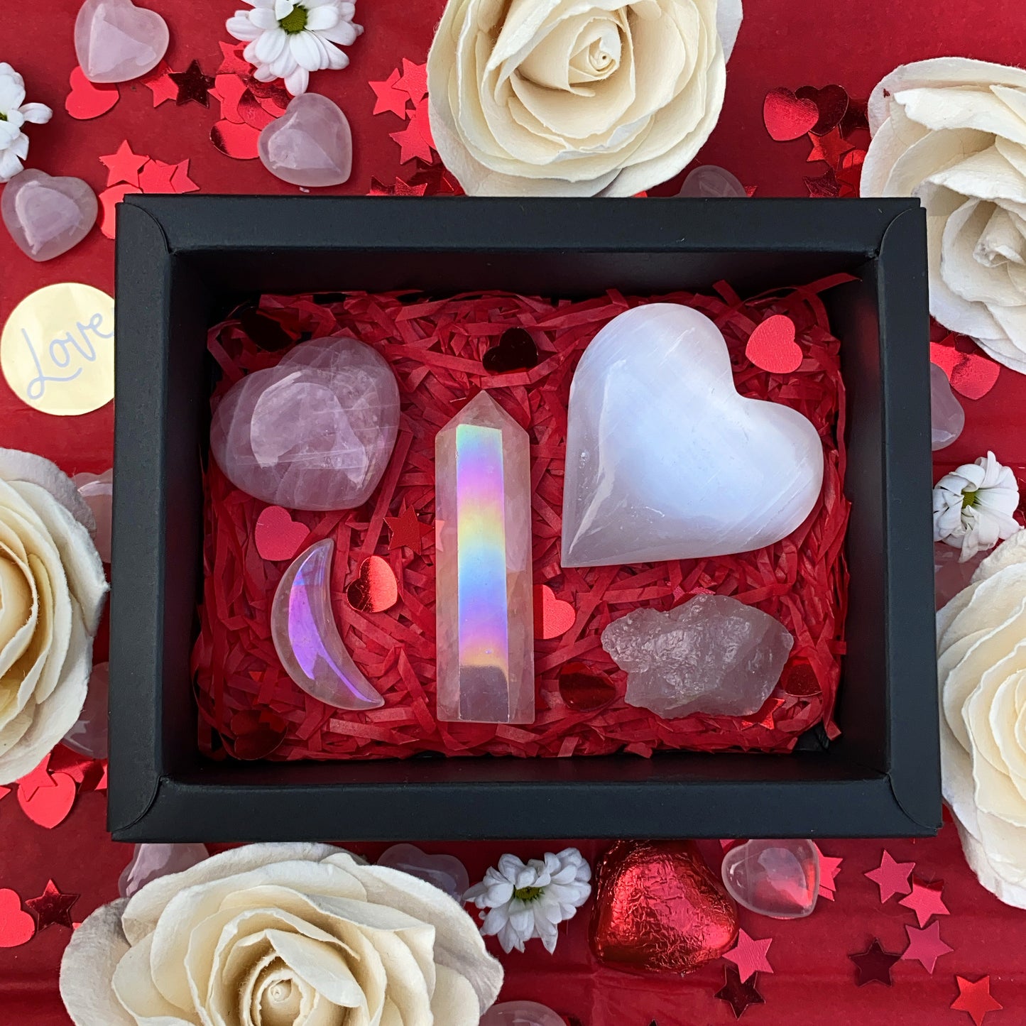 Valentines Day Aura Crystal Gift Box Set