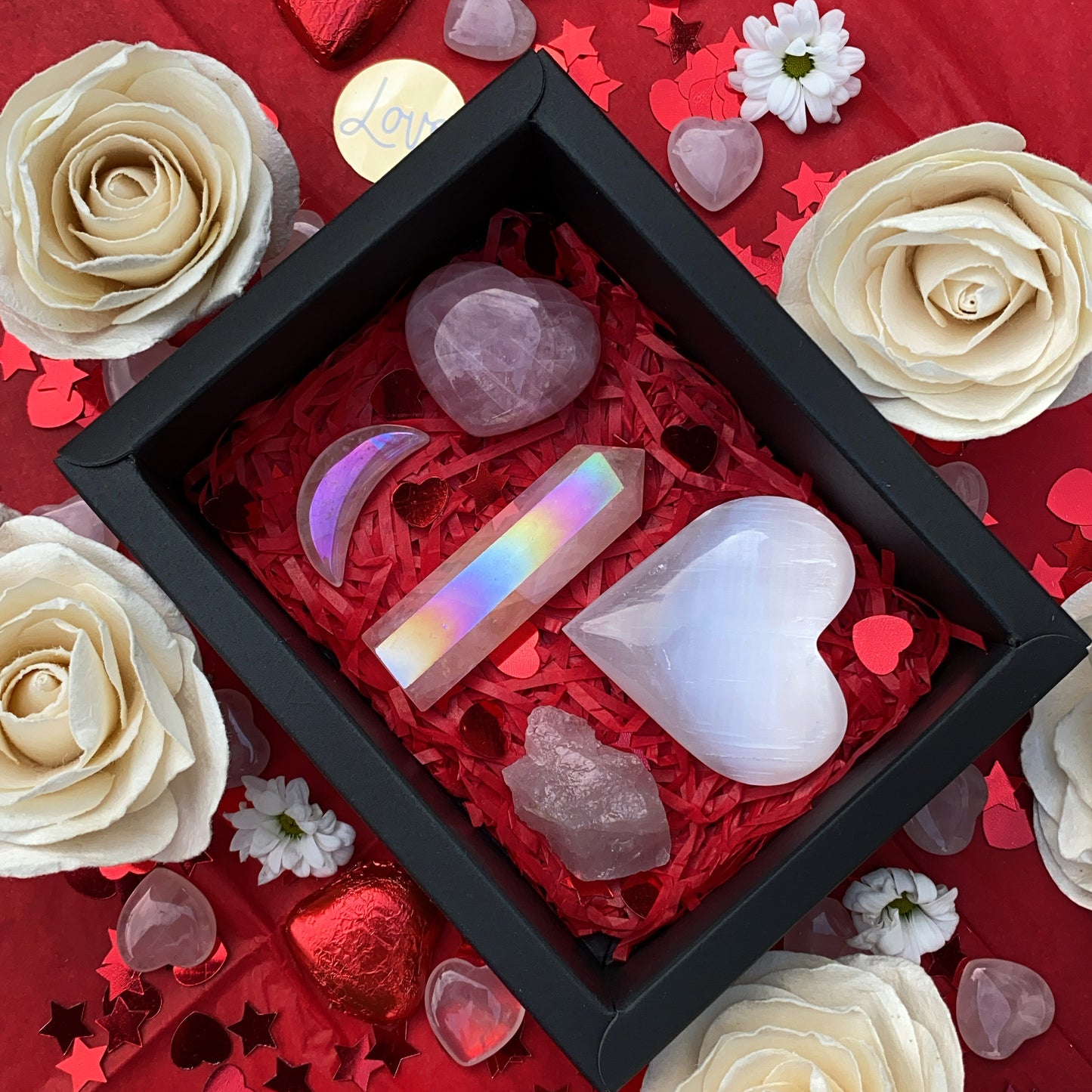 Valentines Day Aura Crystal Gift Box Set