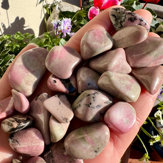 Rhodonite Crystal Tumblestone