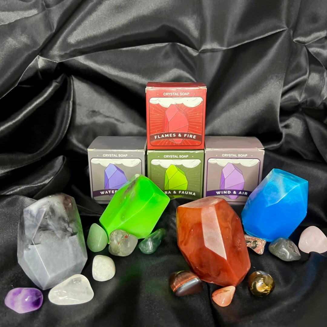 Mystery Gemstone Elemental Soaps