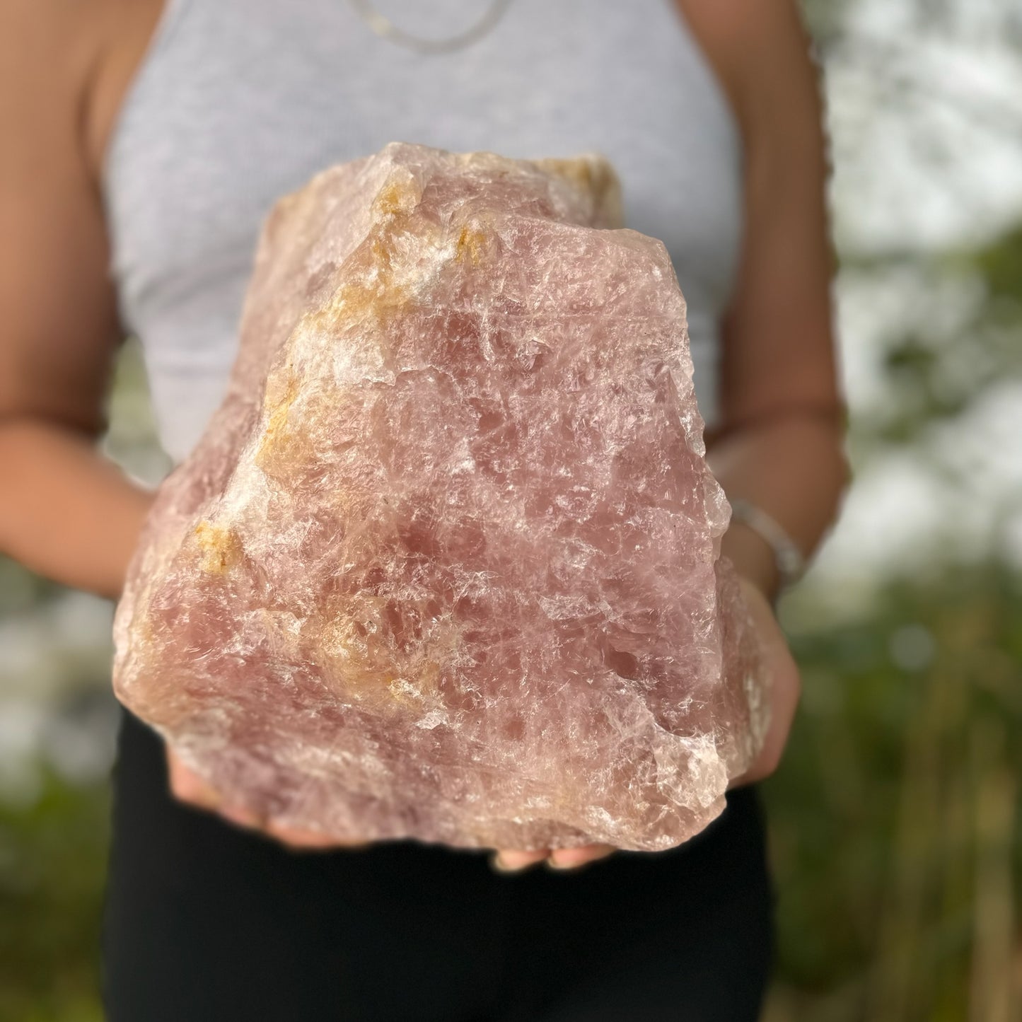 Giant Rose Quartz Rough Crystal