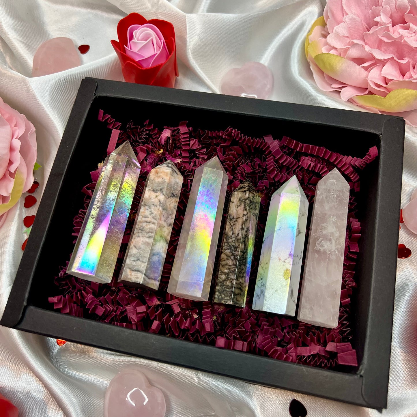 Aura Love Crystal Points Valentines Day Box Set