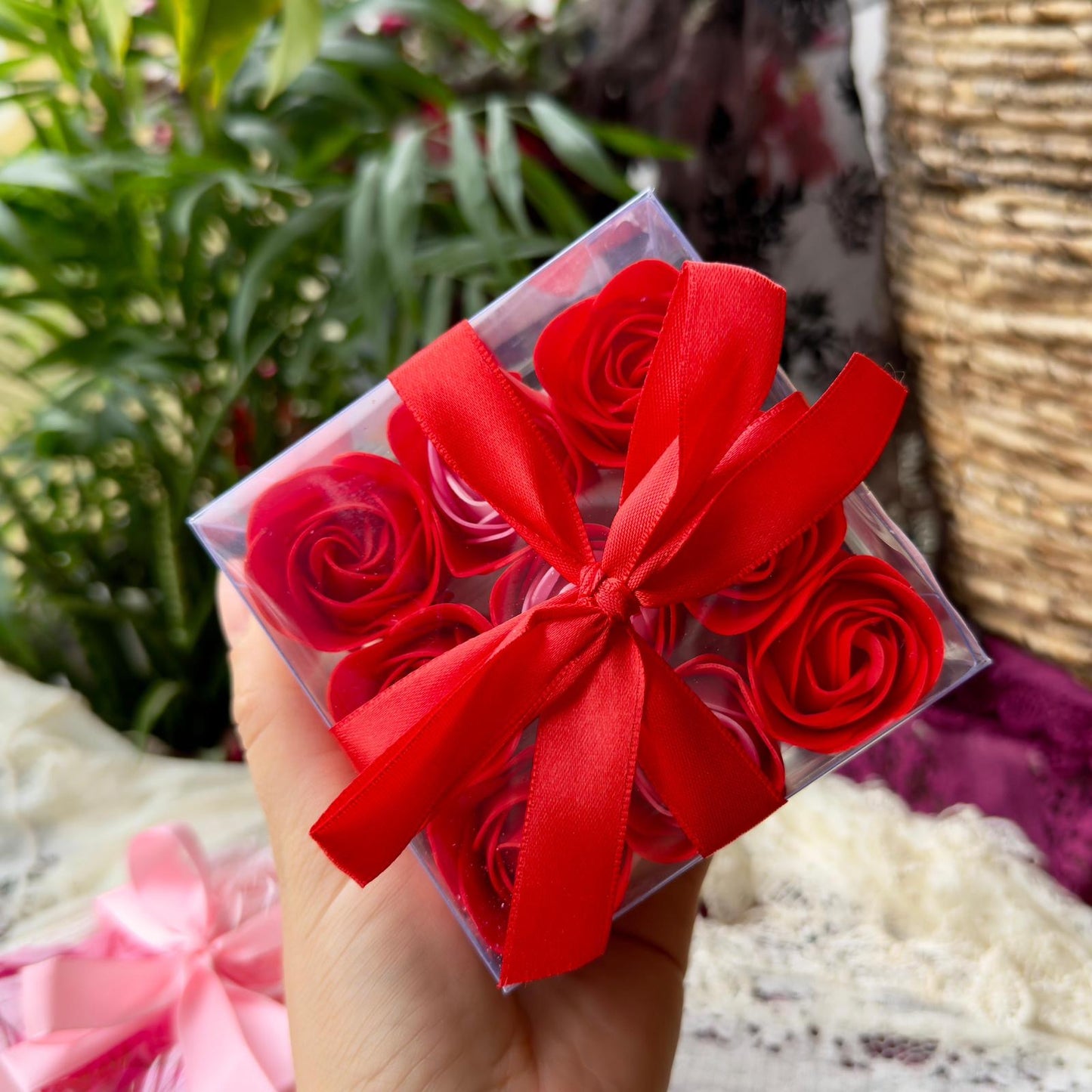 Rose Soap Flower Set
