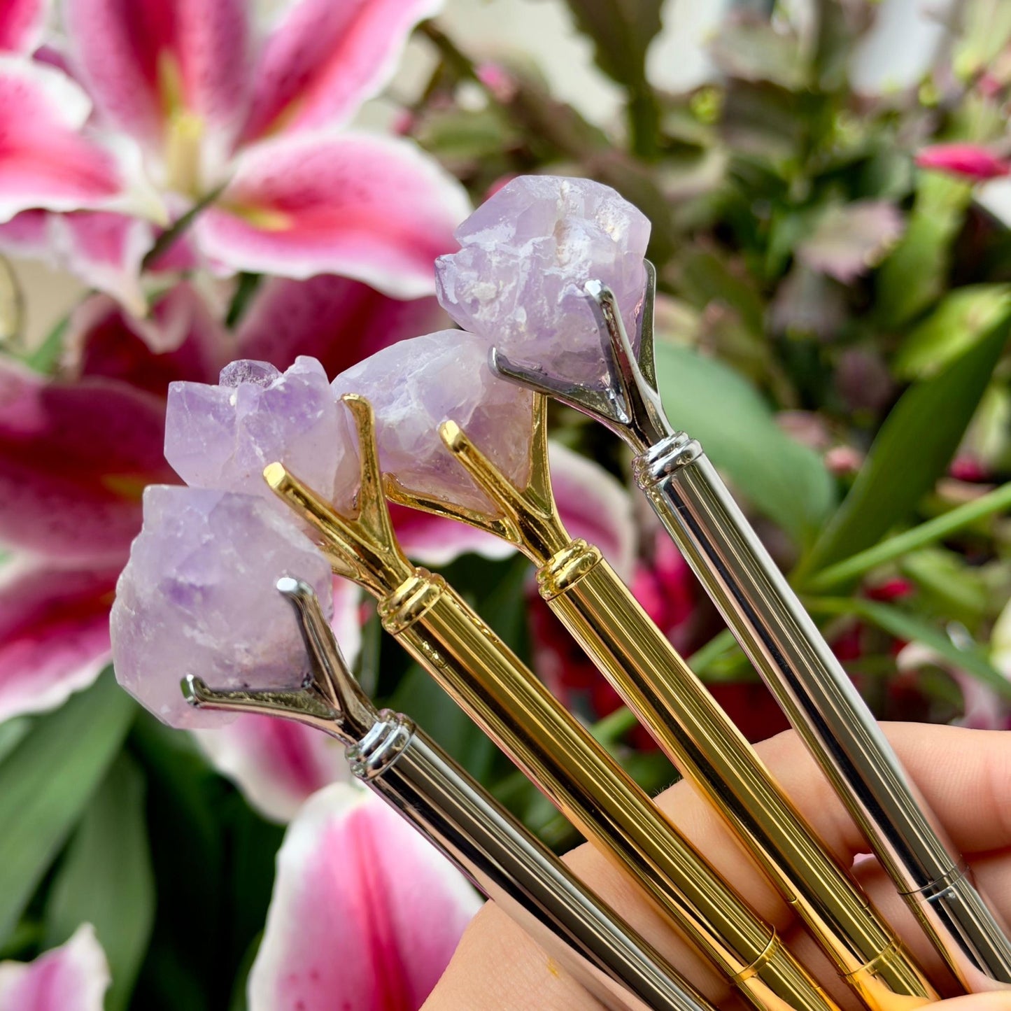 Amethyst Crystal Pen