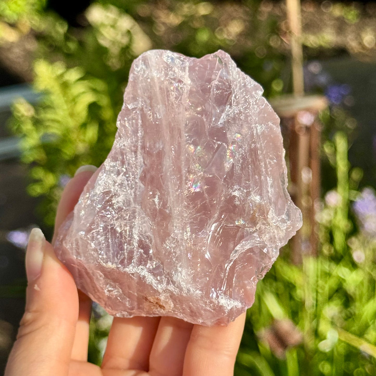 Large Rose Quartz Raw Crystal Chunks