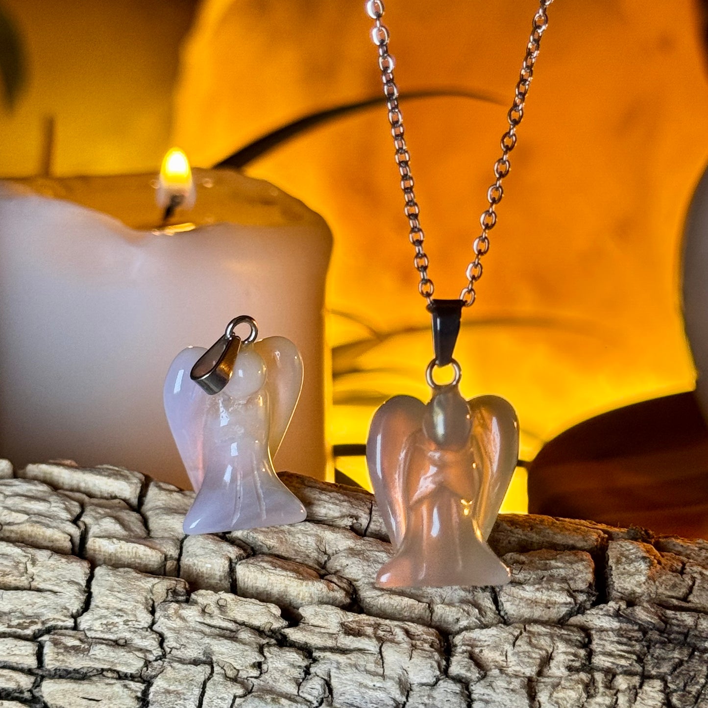 Agate Angel Necklace