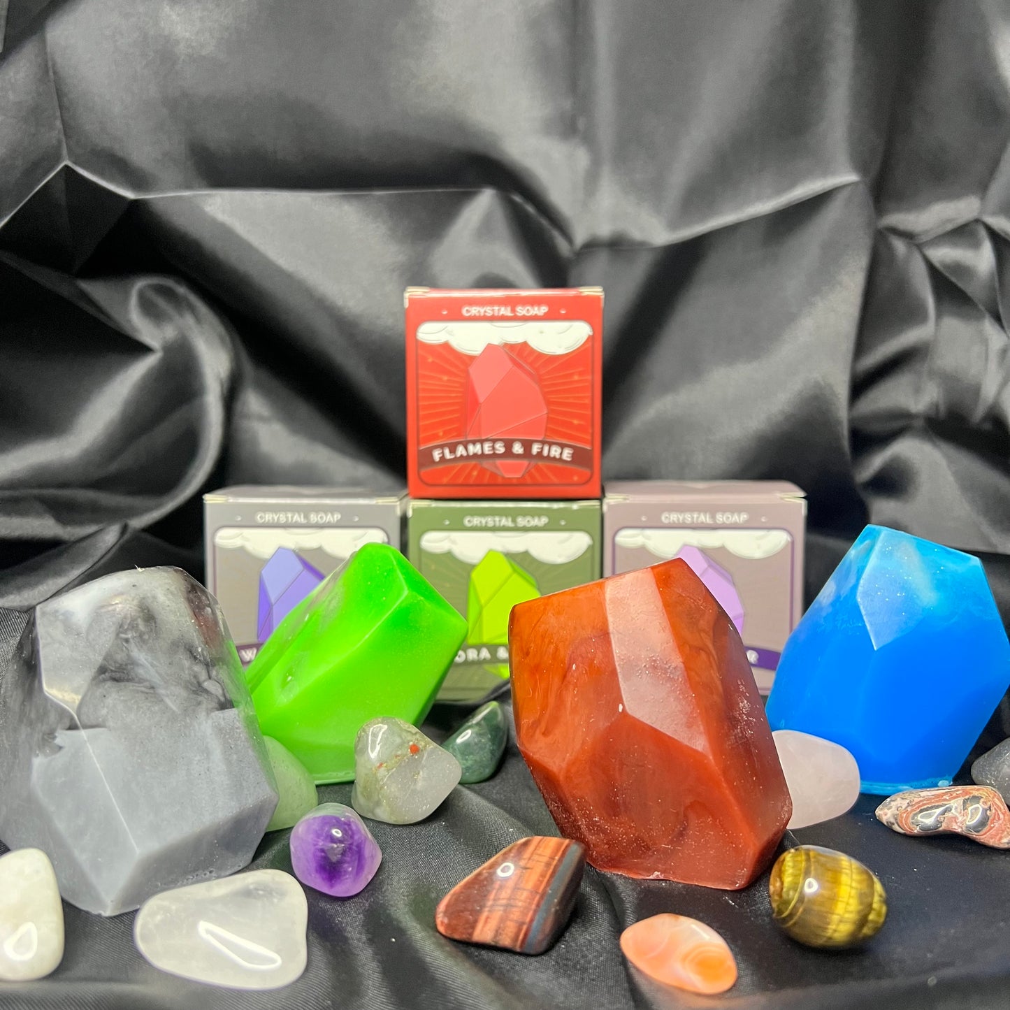 Mystery Gemstone Elemental Soaps