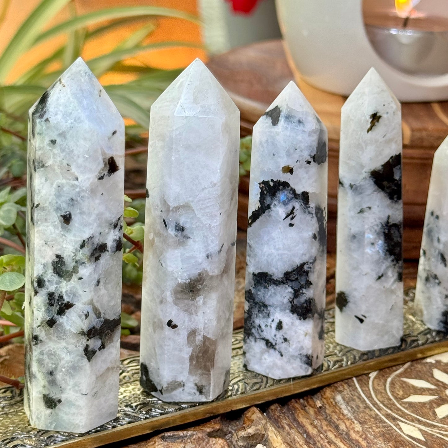 Moonstone Crystal Point