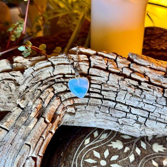 Opalite Heart Necklace