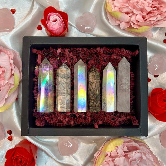 Aura Love Crystal Points Valentines Day Box Set