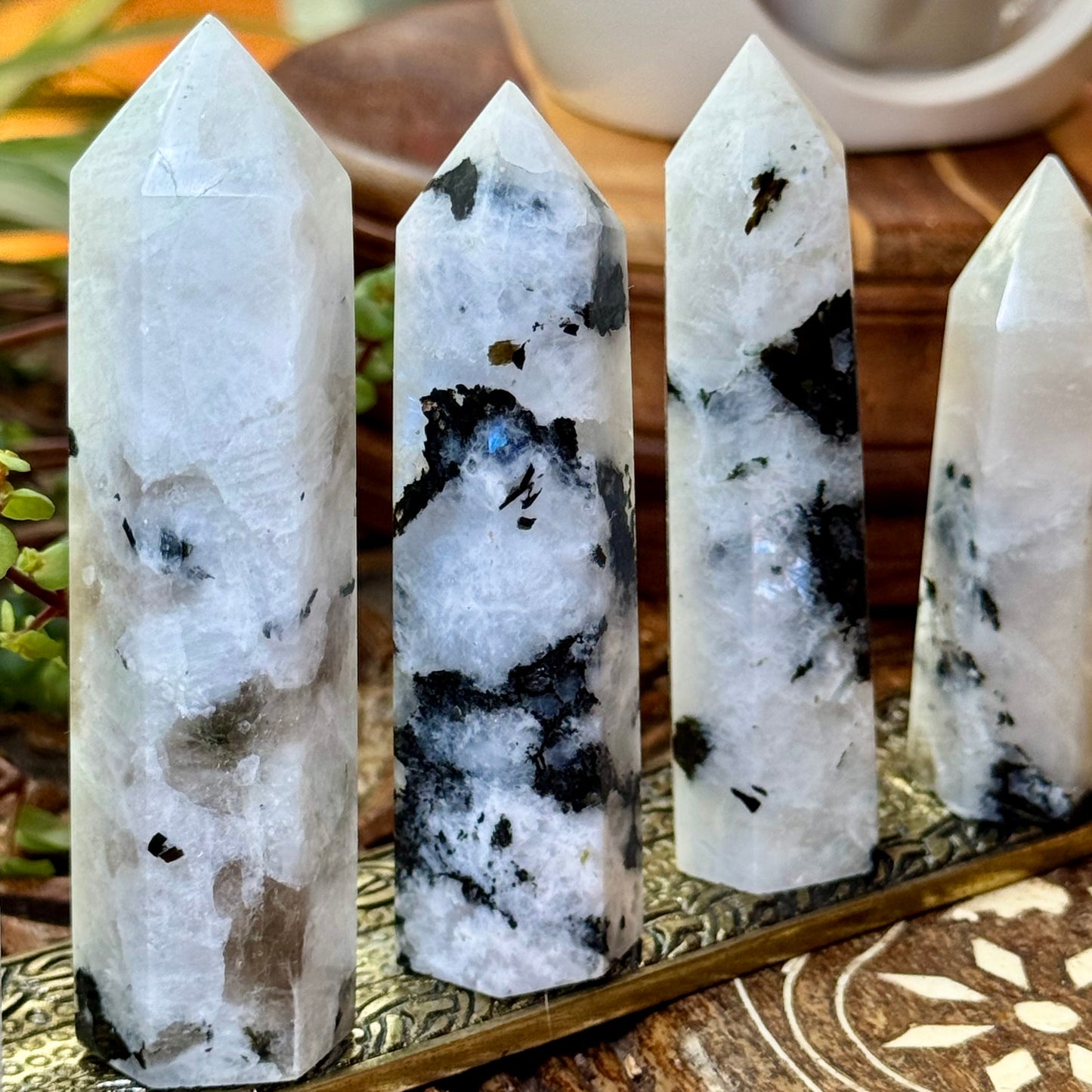 Moonstone Crystal Point