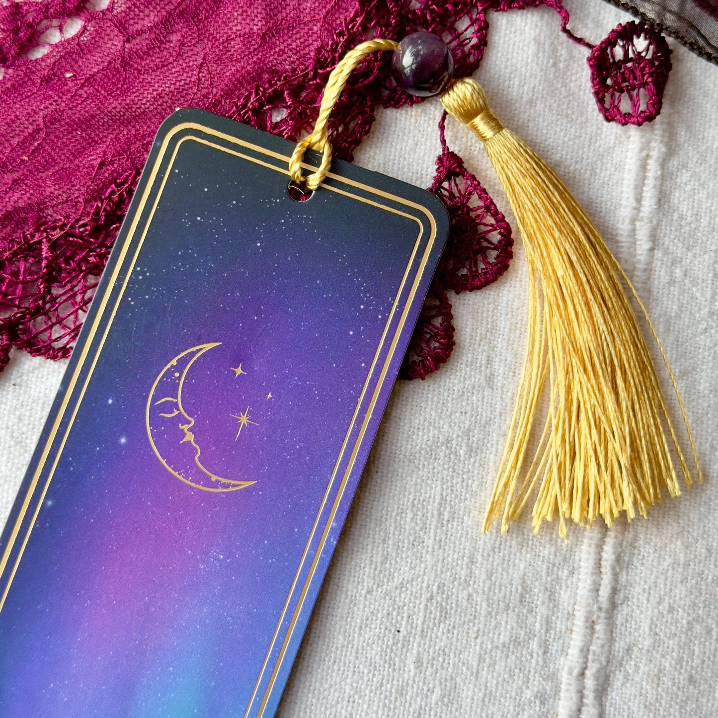 Amethyst Crystal Bookmark