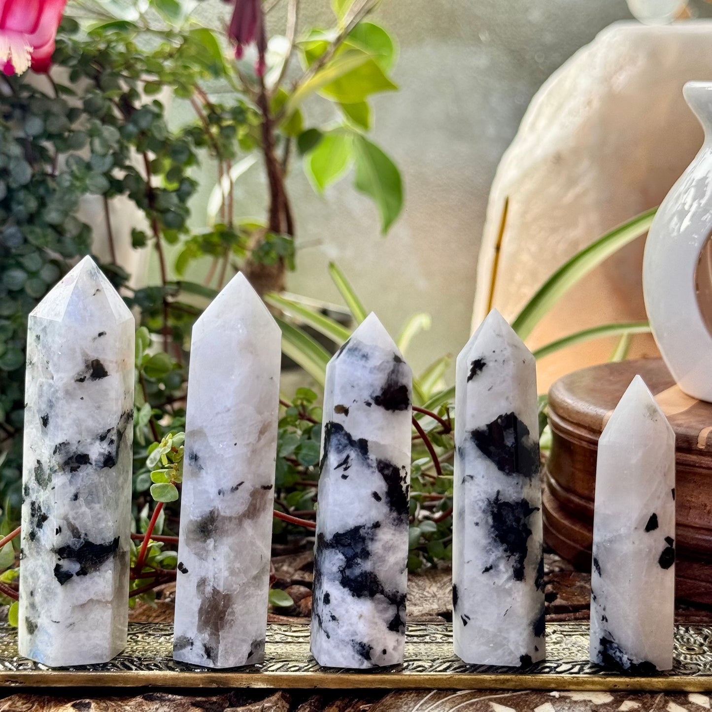 Moonstone Crystal Point