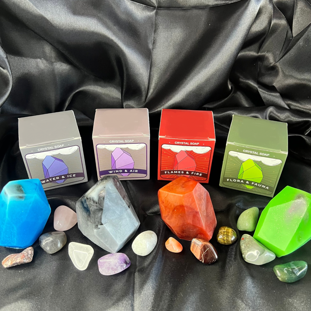 Mystery Gemstone Elemental Soaps