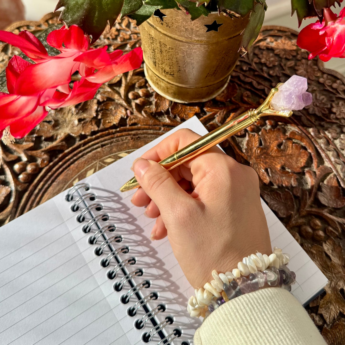 Amethyst Crystal Pen