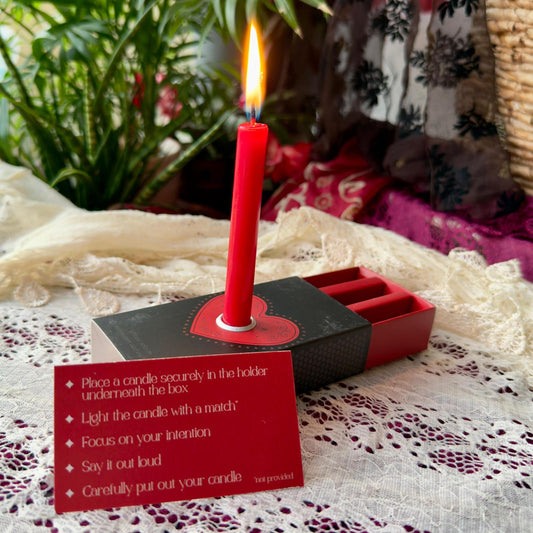 Set of 3 Love Spell Candles in a Box