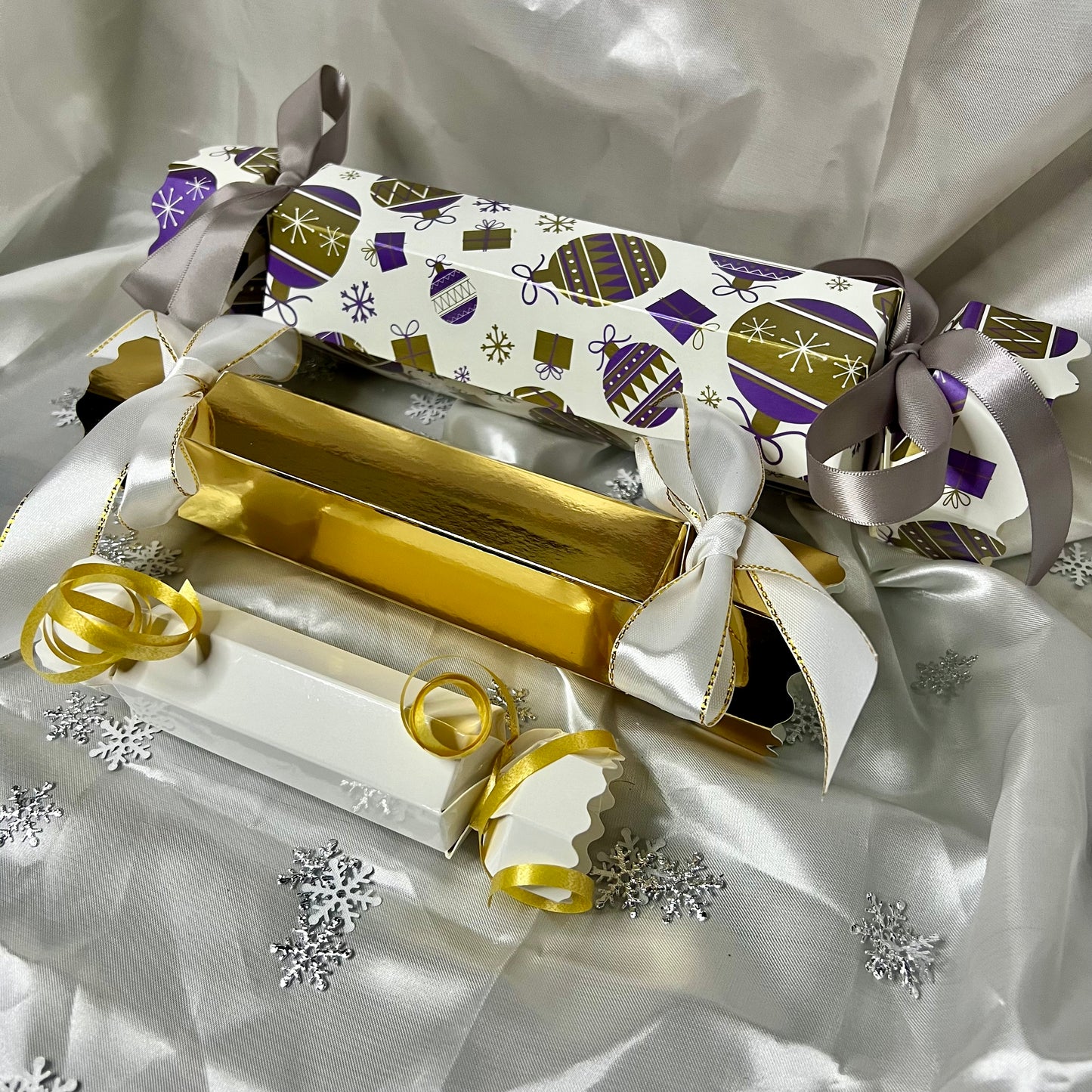 Crystal Gemstone Christmas Cracker Gift Sets