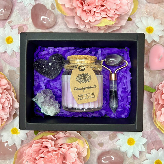 Mothers Day Crystal & Scented Candle Gift Box Set