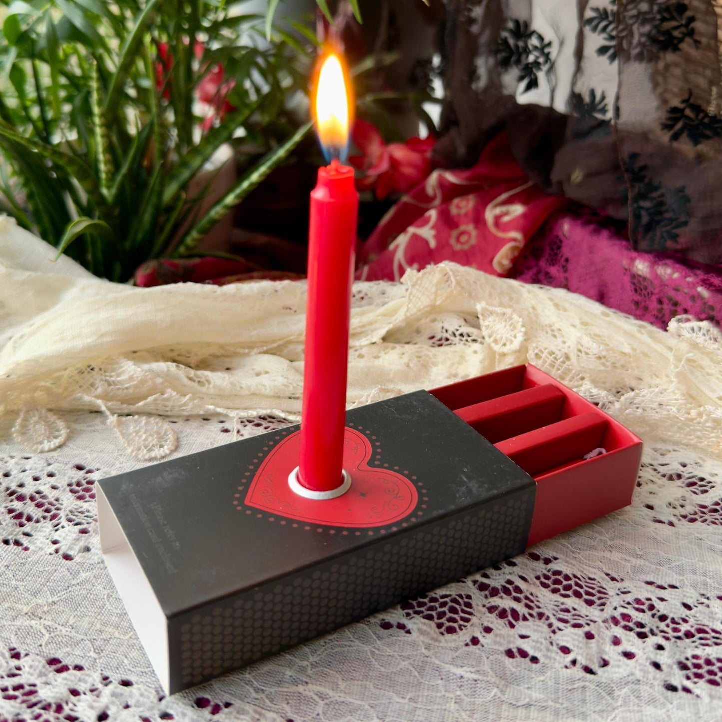 Set of 3 Love Spell Candles in a Box