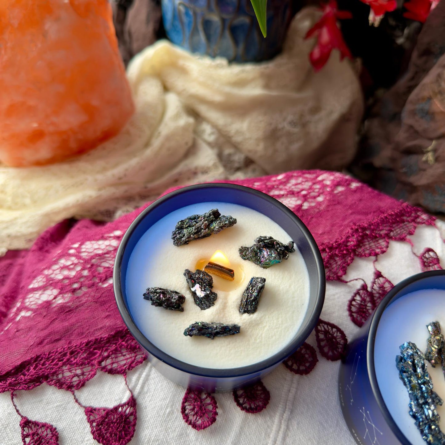 Zodiac Crystal Candle