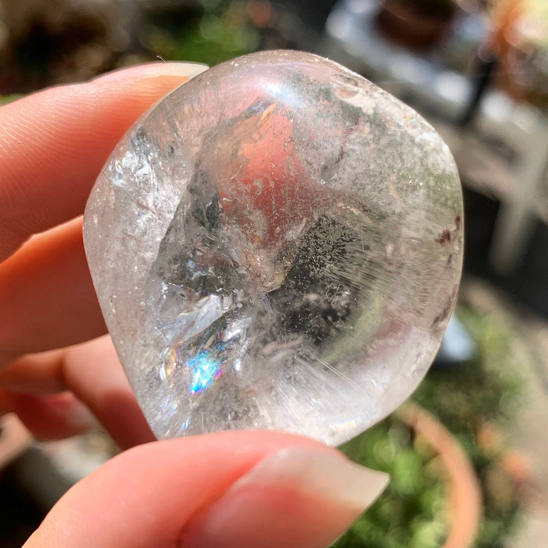 High Grade Garden Quartz Tumblestone