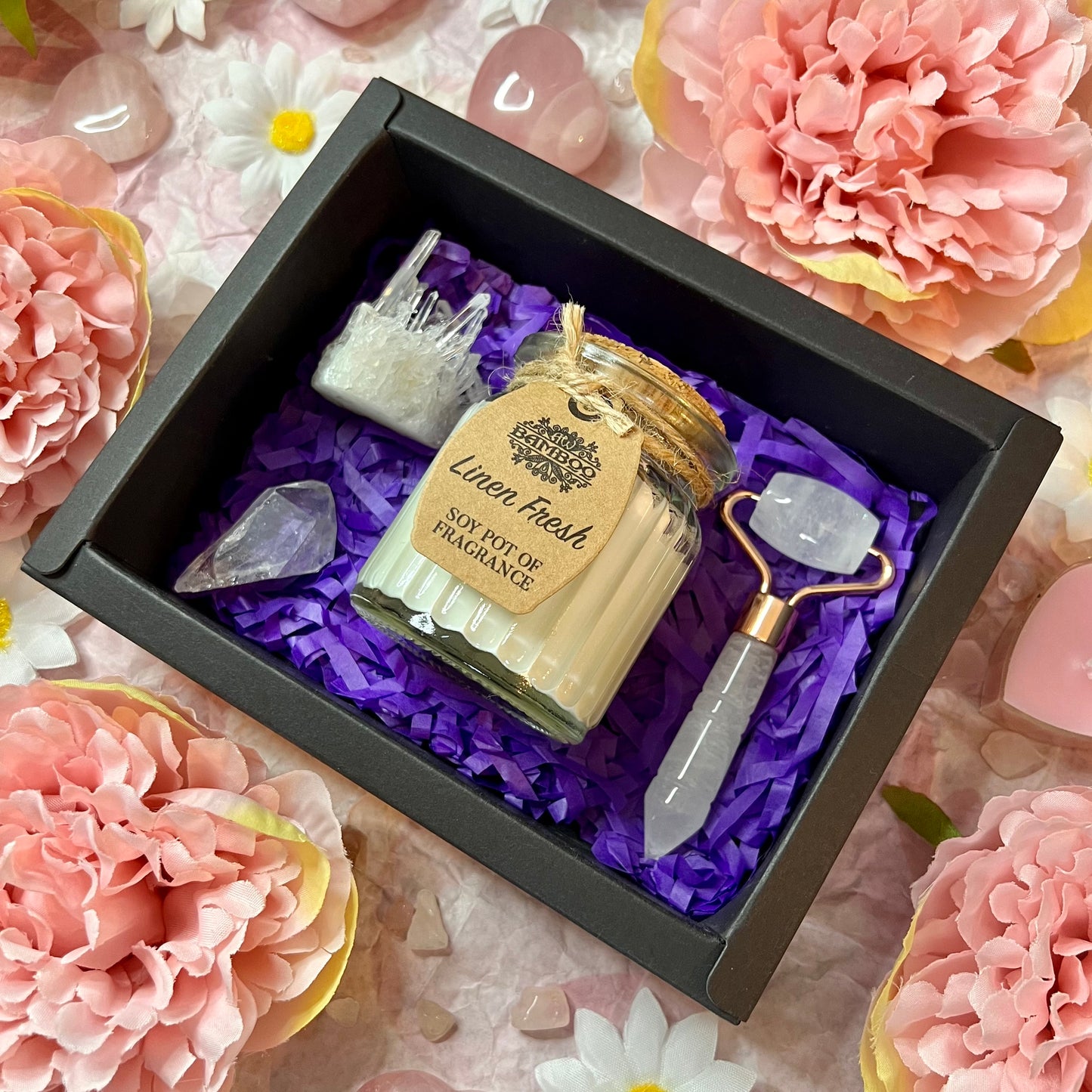 Mothers Day Crystal & Candle Gift Box Set