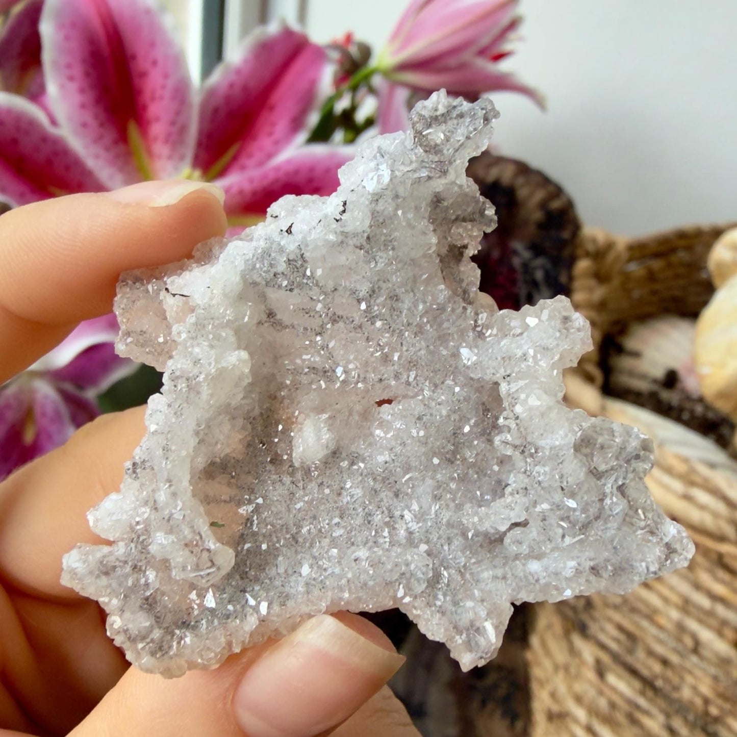 Lilac Amethyst Cluster Specimen