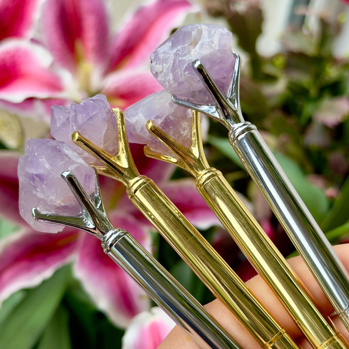 Amethyst Crystal Pen