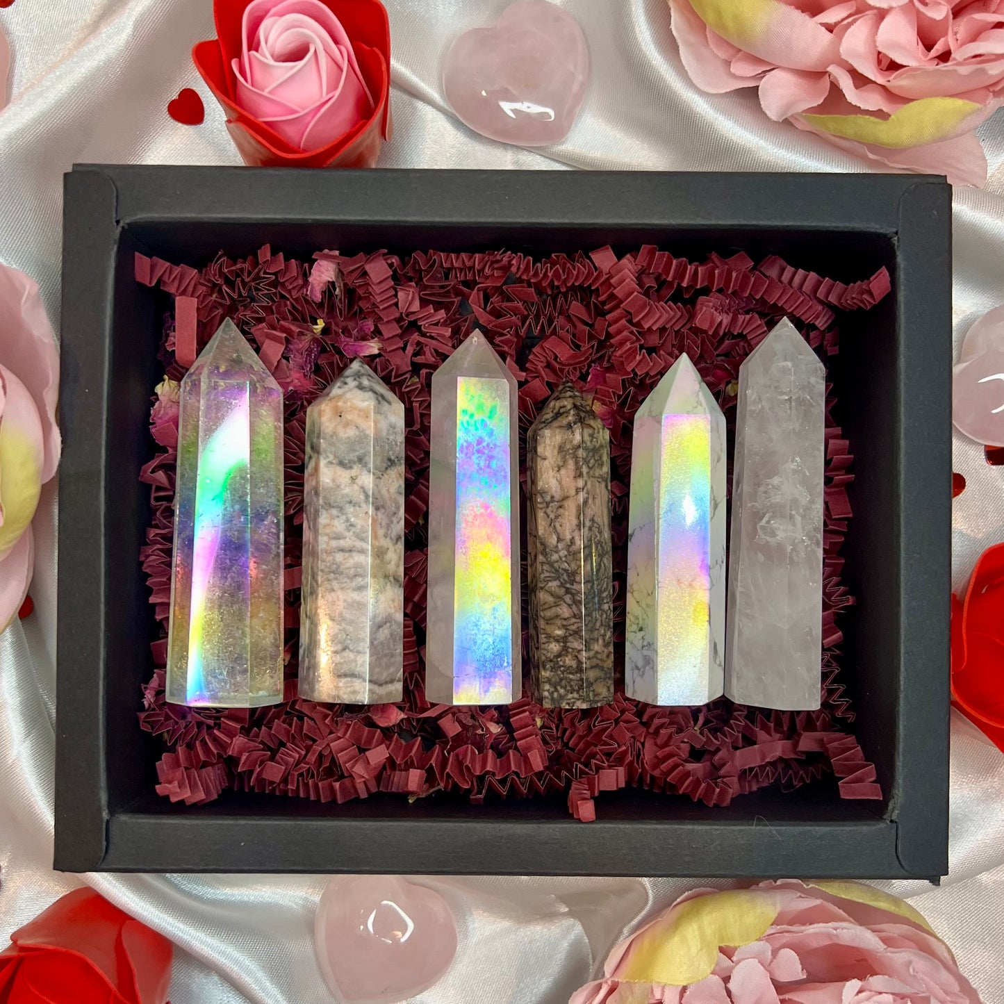 Aura Love Crystal Points Valentines Day Box Set