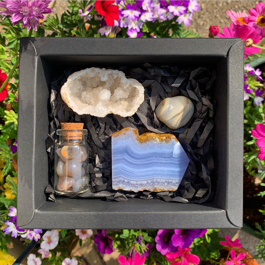 Agate Crystal Gift Box Set