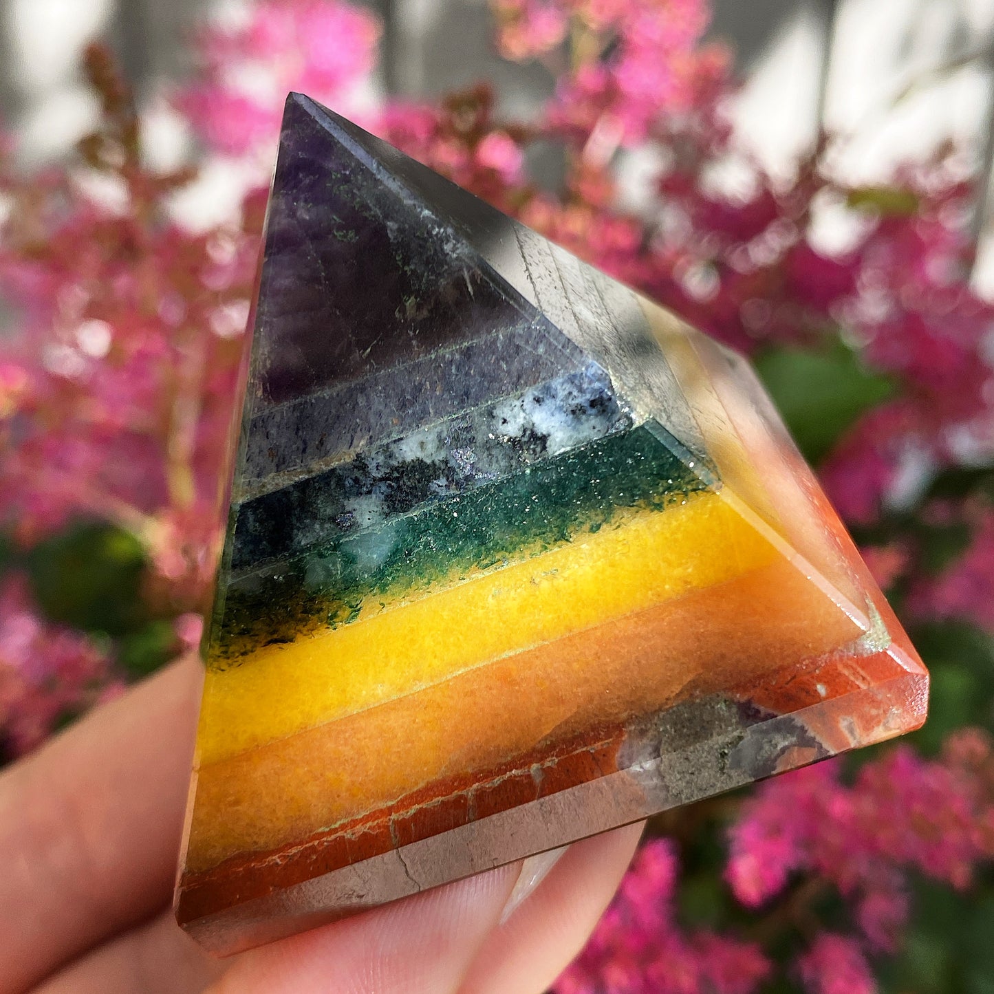 7 Chakra Crystal Pyramid