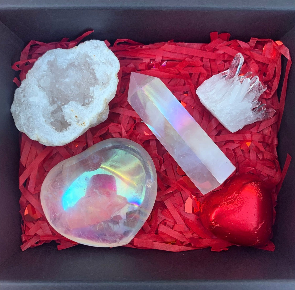 Aura Love Crystal Valentine's Day Gift Box Set