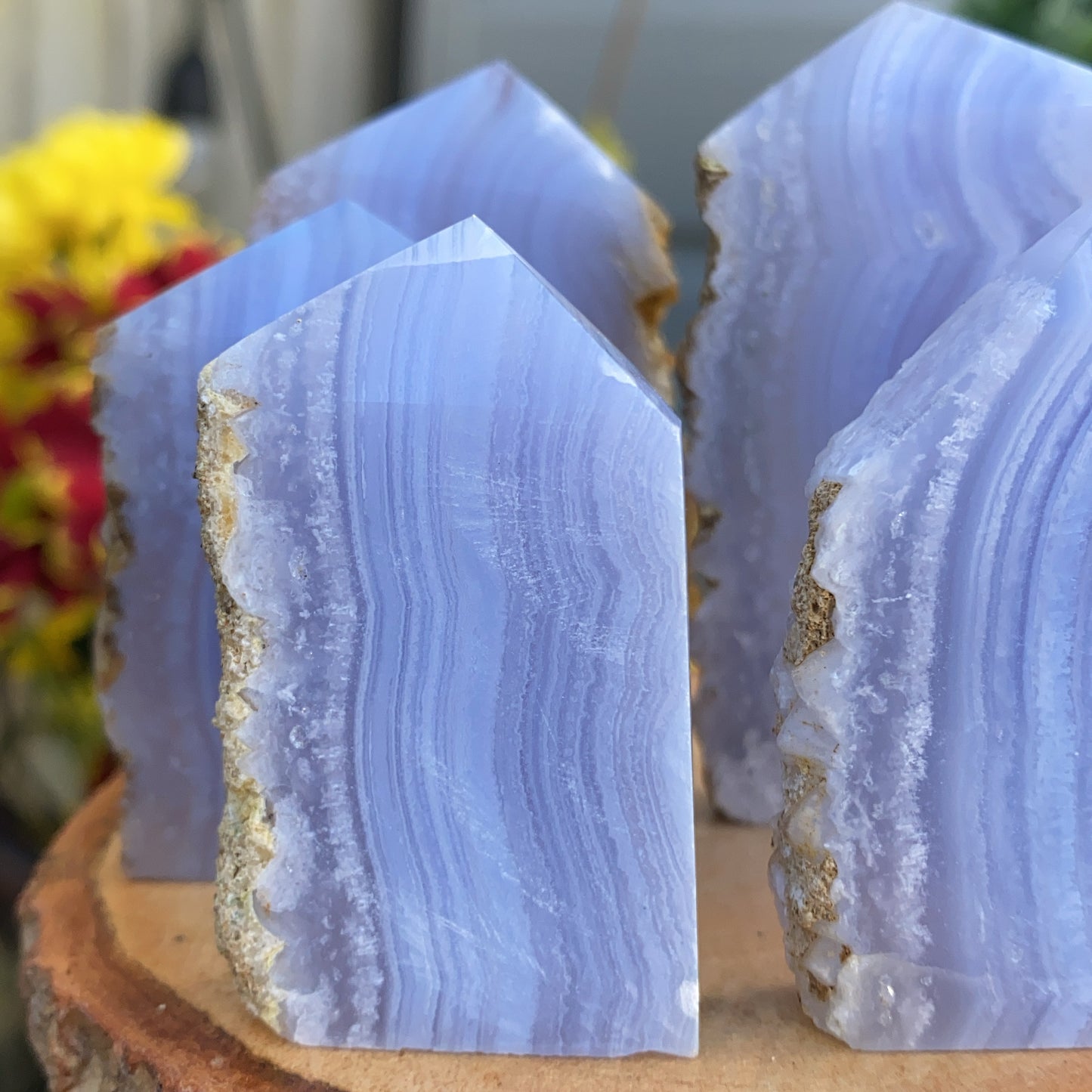 Blue Lace Agate Slab